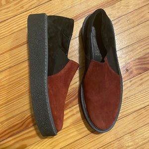 Eric Michael suede platforms